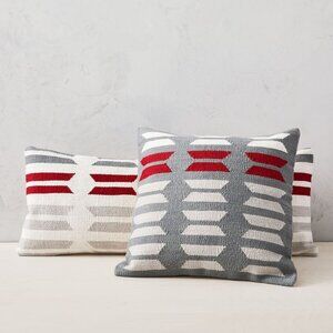 West Elm Modern Origin Handcrafted Cushion Cover Rare Contemporary BTS logo